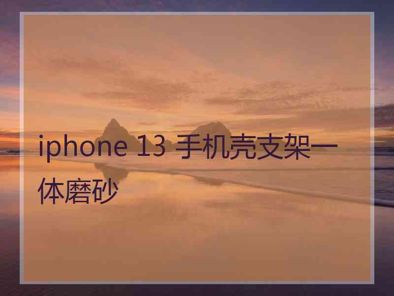 iphone 13 手机壳支架一体磨砂