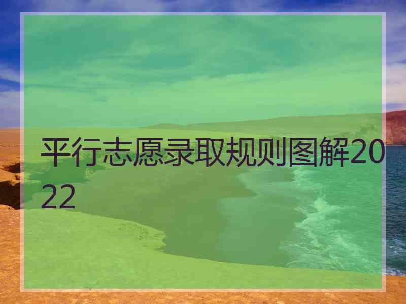 平行志愿录取规则图解2022