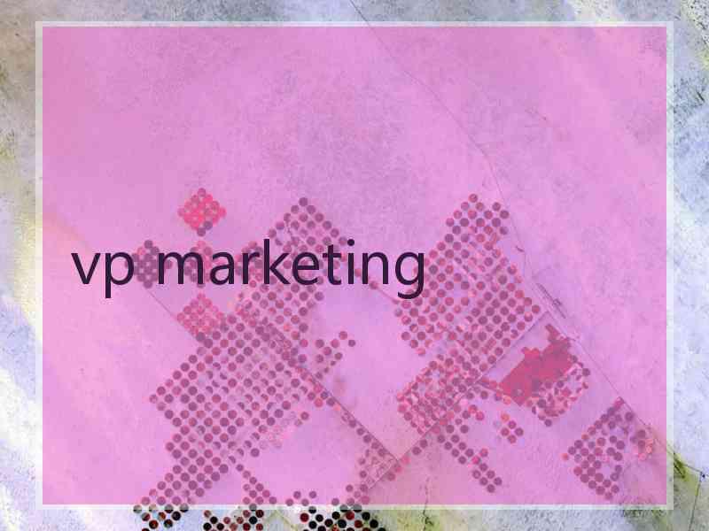 vp marketing