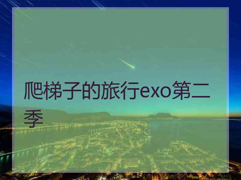 爬梯子的旅行exo第二季