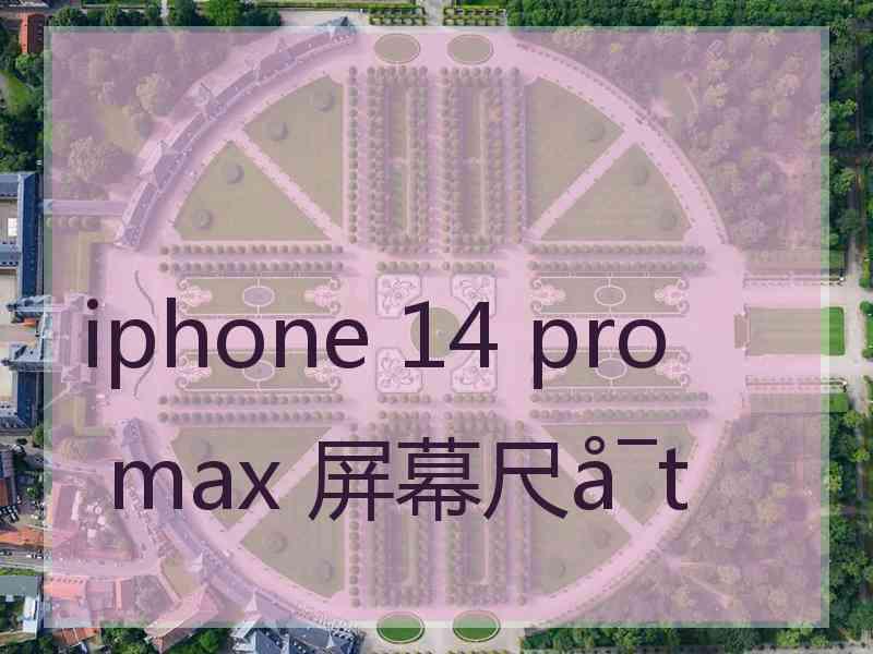 iphone 14 pro max 屏幕尺tnt0hu84