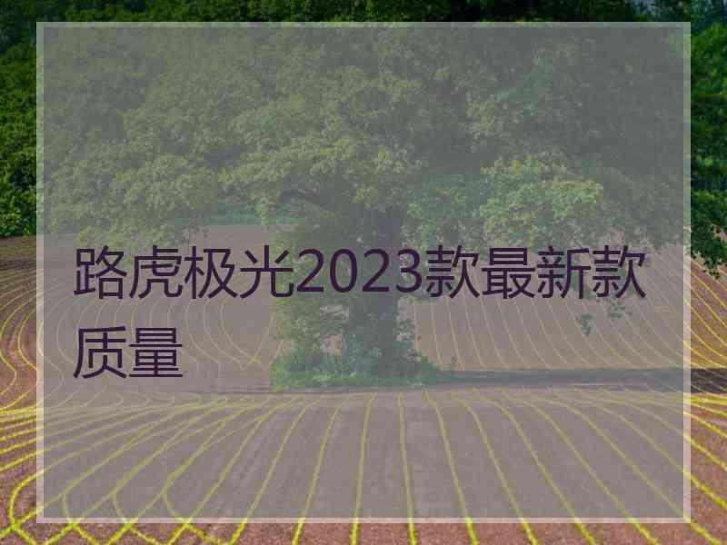 路虎极光2023款最新款质量