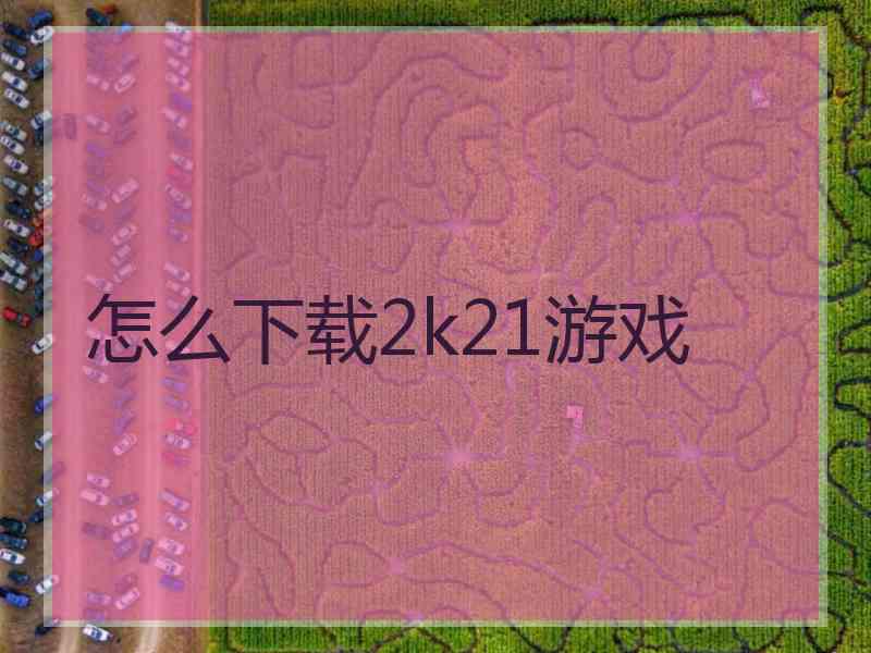 怎么下载2k21游戏