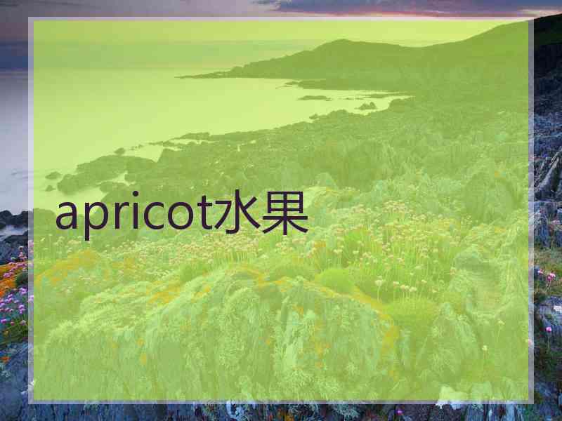 apricot水果