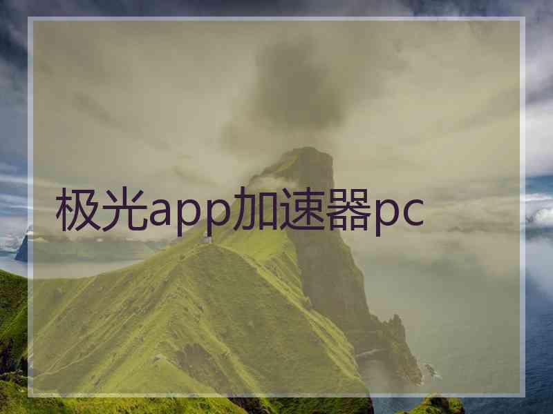 极光app加速器pc