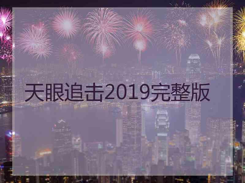 天眼追击2019完整版