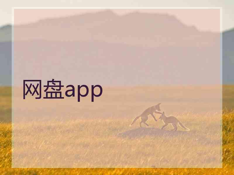 网盘app