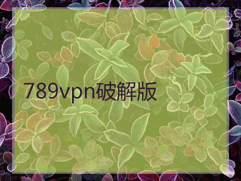 789vpn破解版