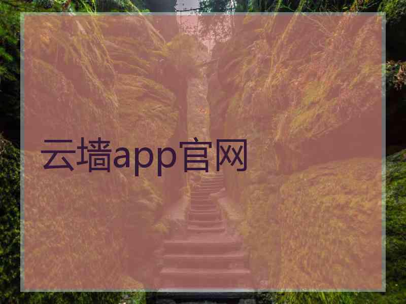 云墙app官网