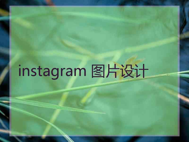 instagram 图片设计