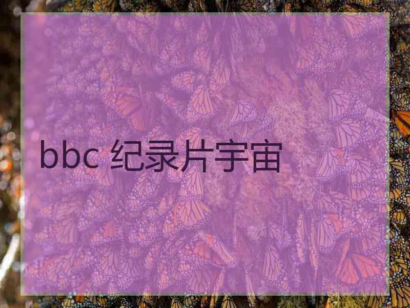 bbc 纪录片宇宙