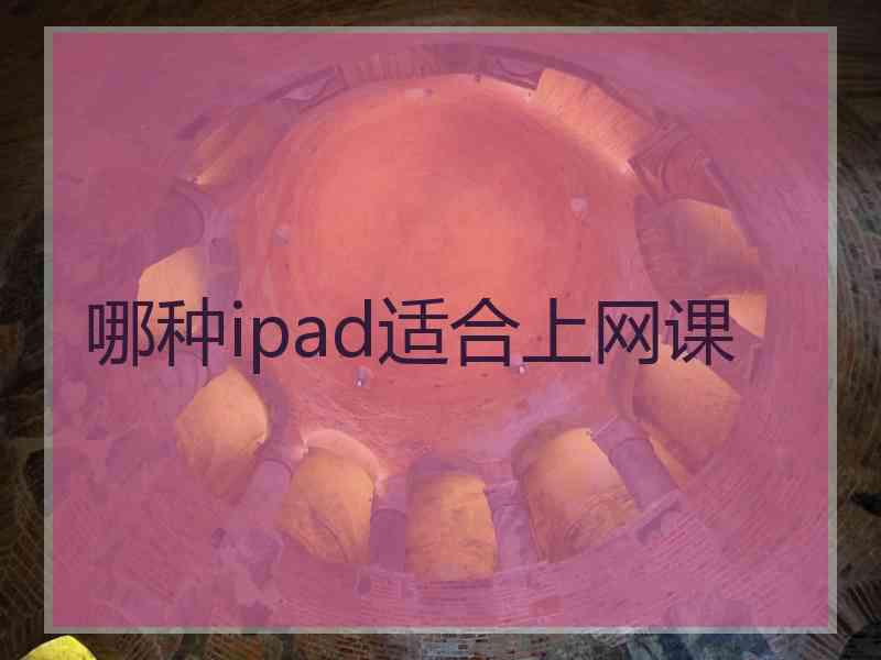 哪种ipad适合上网课