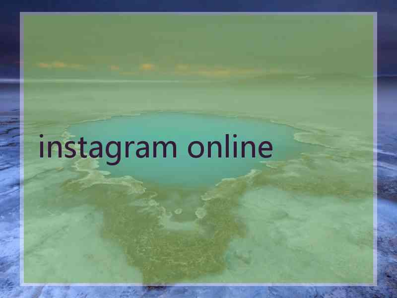 instagram online