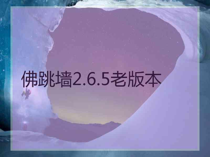 佛跳墙2.6.5老版本