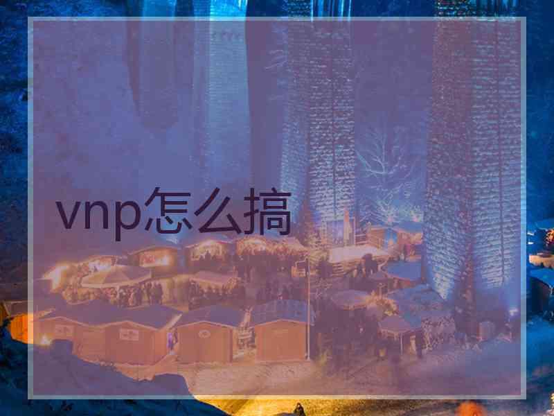 vnp怎么搞