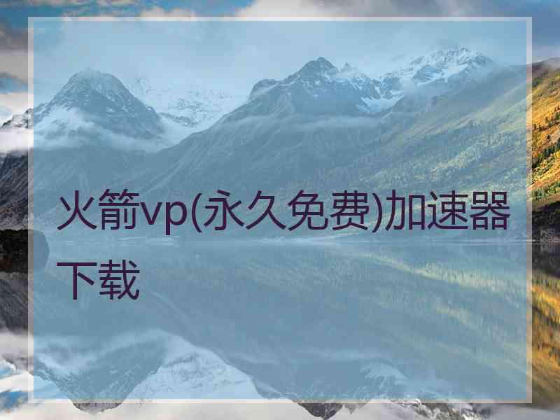 火箭vp(永久免费)加速器下载