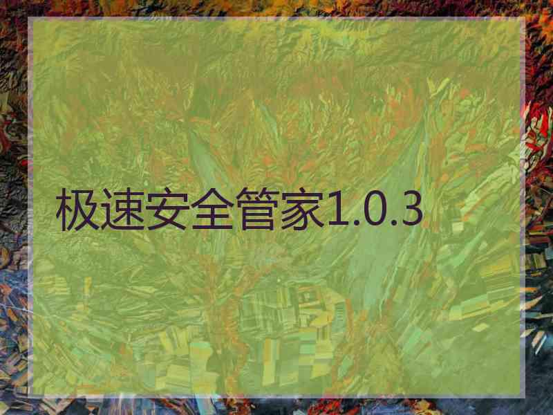 极速安全管家1.0.3