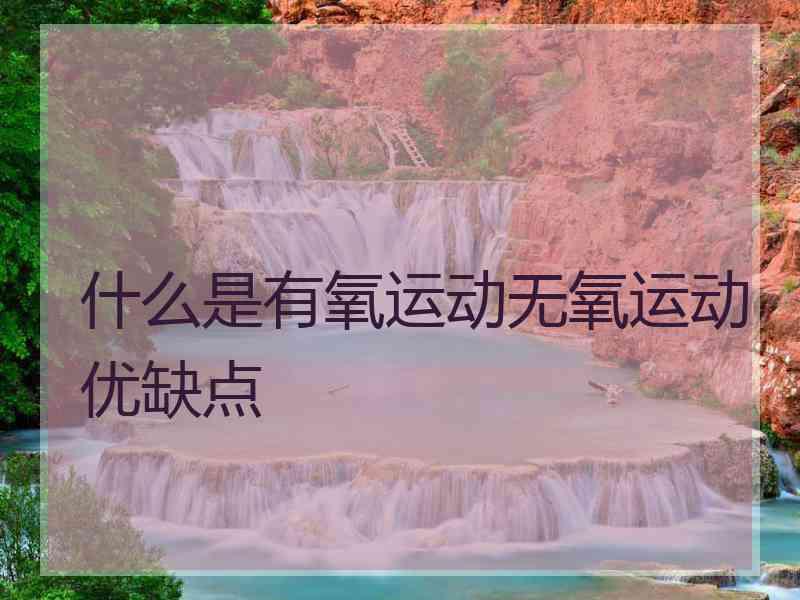 什么是有氧运动无氧运动优缺点