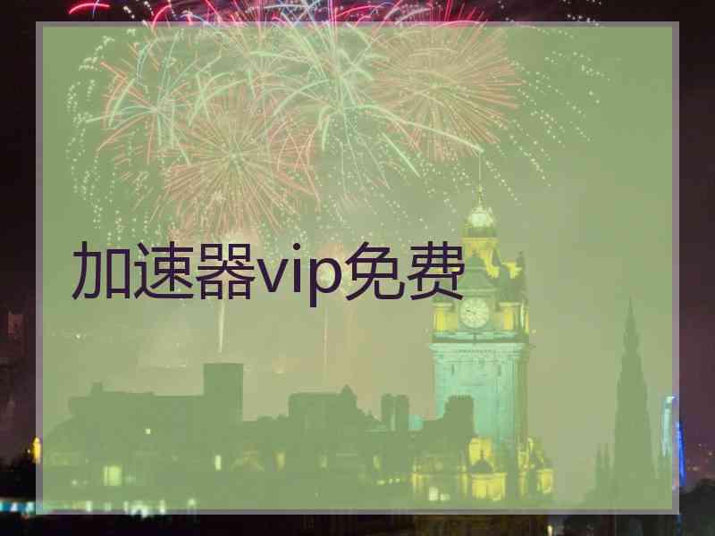 加速器vip免费