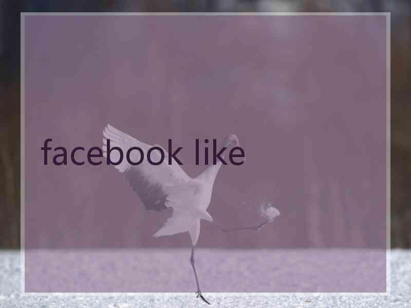 facebook like