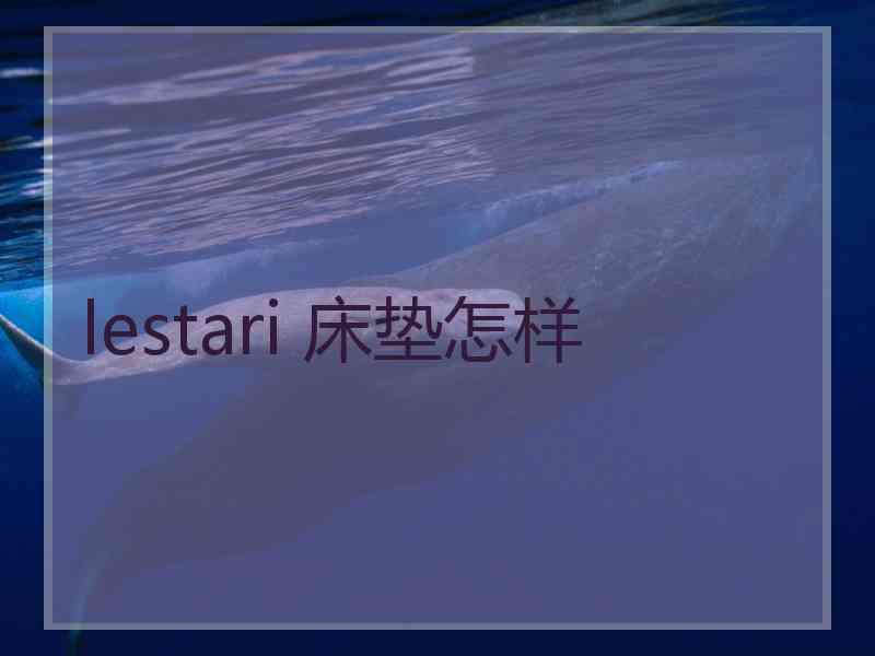 lestari 床垫怎样