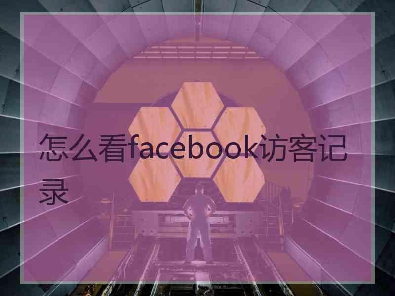 怎么看facebook访客记录