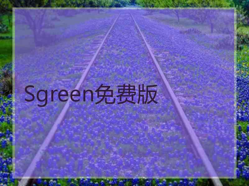 Sgreen免费版