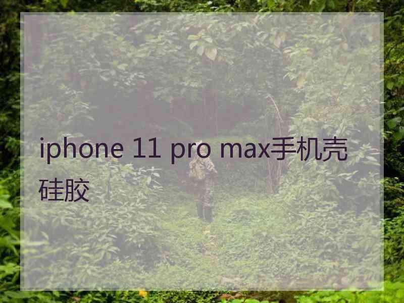 iphone 11 pro max手机壳硅胶