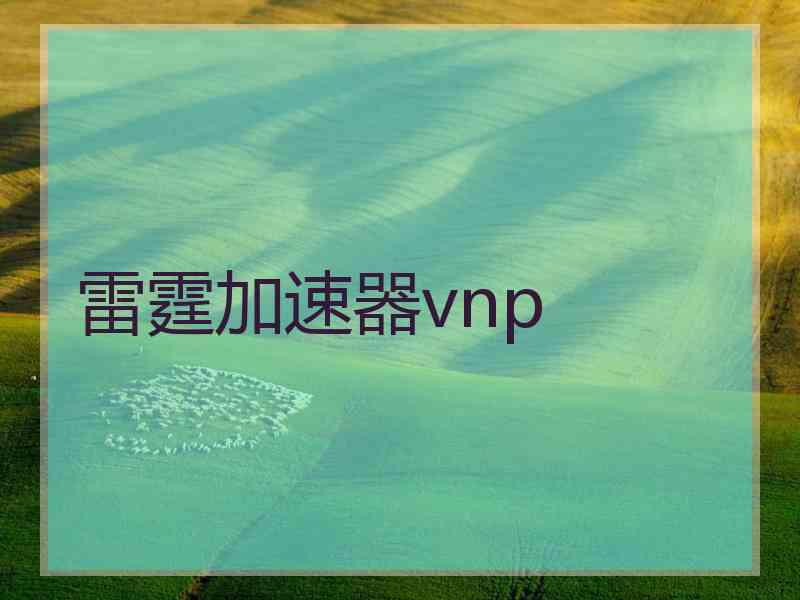 雷霆加速器vnp