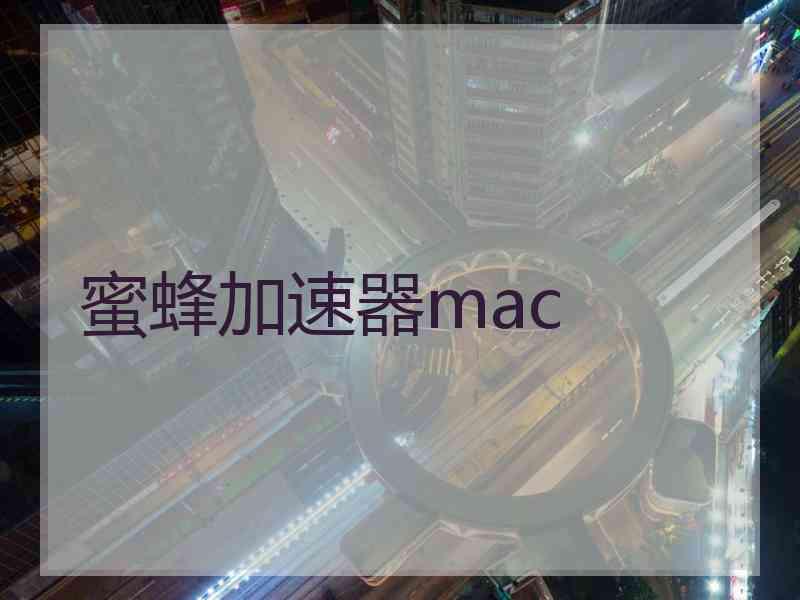 蜜蜂加速器mac