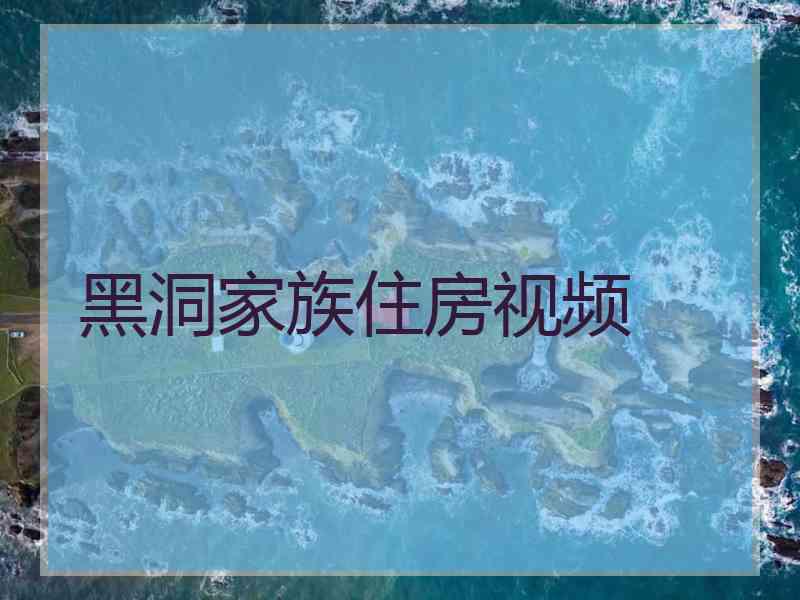 黑洞家族住房视频