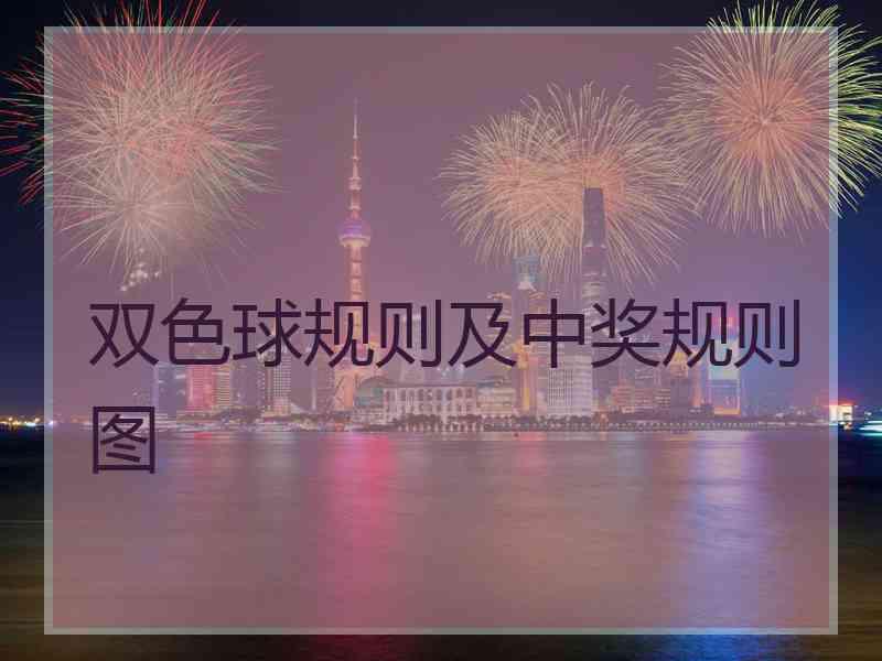 双色球规则及中奖规则图