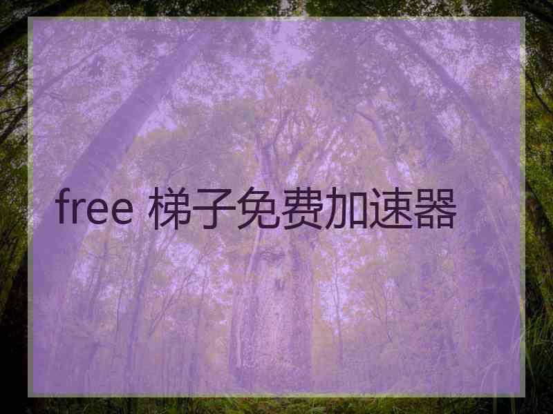 free 梯子免费加速器