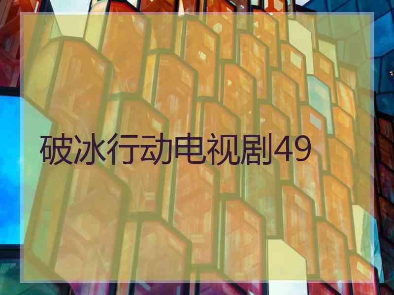 破冰行动电视剧49