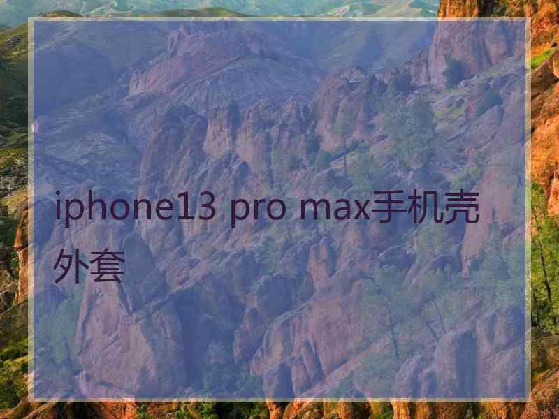 iphone13 pro max手机壳外套