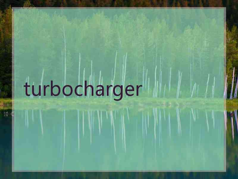 turbocharger