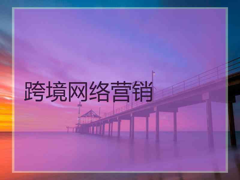 跨境网络营销