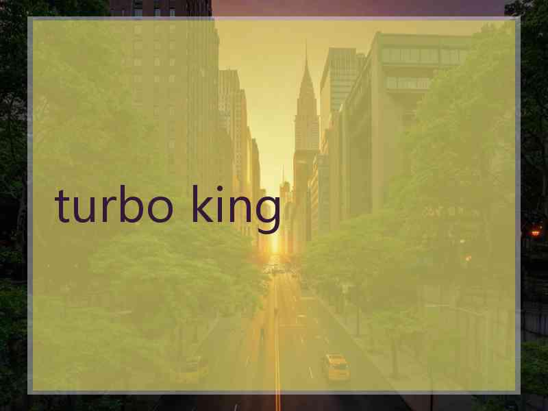 turbo king