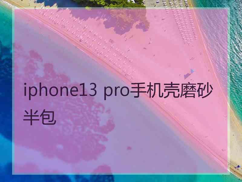 iphone13 pro手机壳磨砂半包