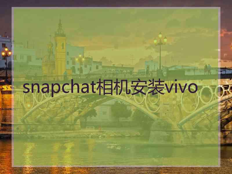 snapchat相机安装vivo