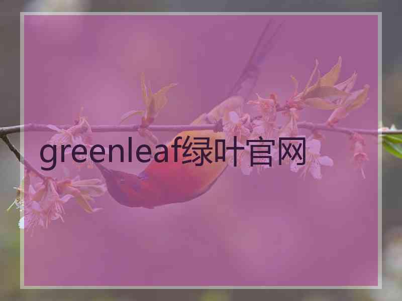 greenleaf绿叶官网