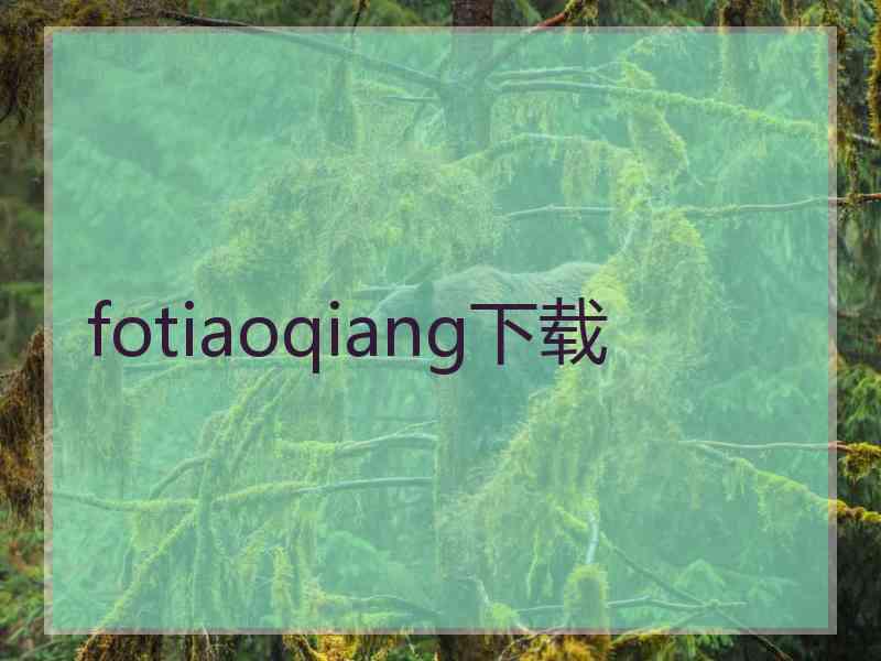 fotiaoqiang下载