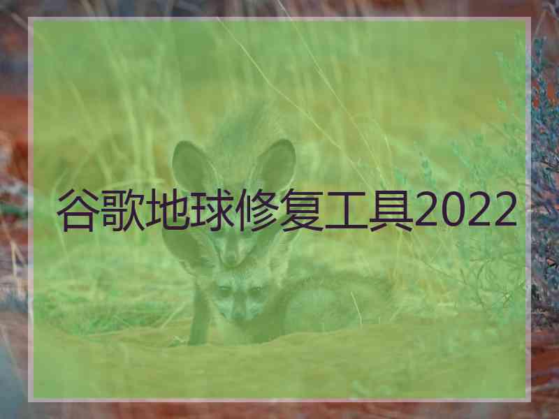 谷歌地球修复工具2022