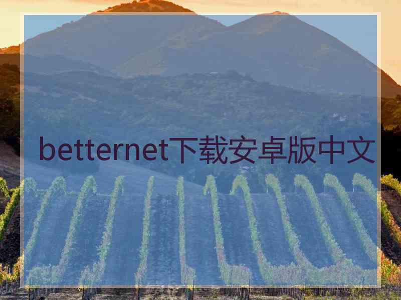 betternet下载安卓版中文