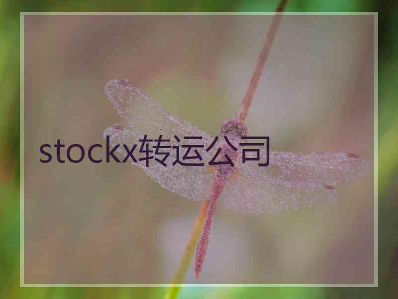 stockx转运公司