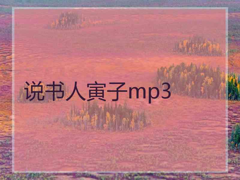 说书人寅子mp3