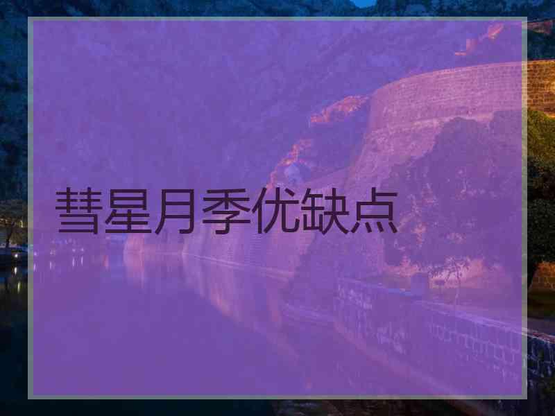 彗星月季优缺点