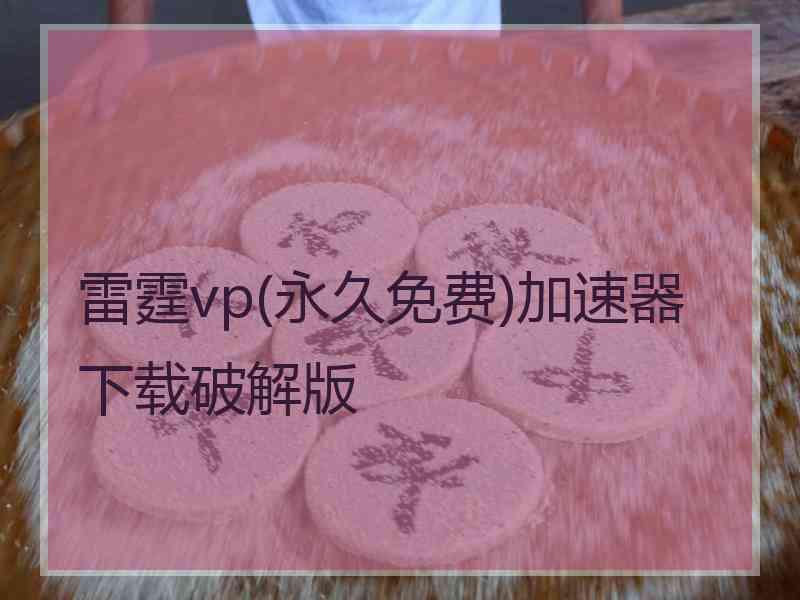 雷霆vp(永久免费)加速器下载破解版