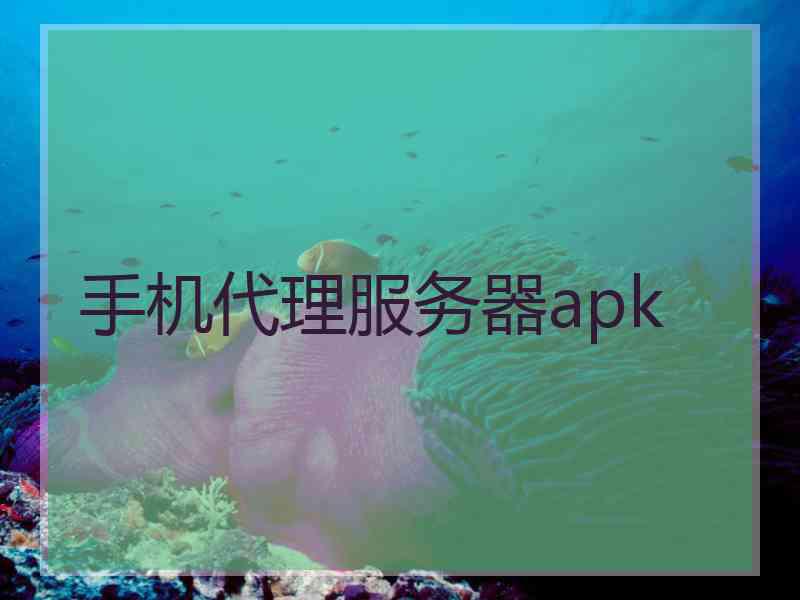 手机代理服务器apk