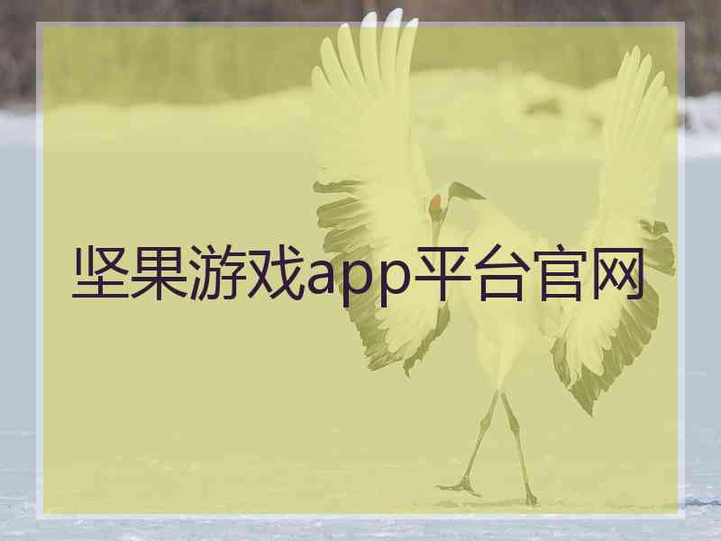 坚果游戏app平台官网